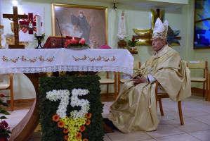 Praznovanje smaragdnega jubileja,75 let duhovništva škofa dr. Jožefa Smeja